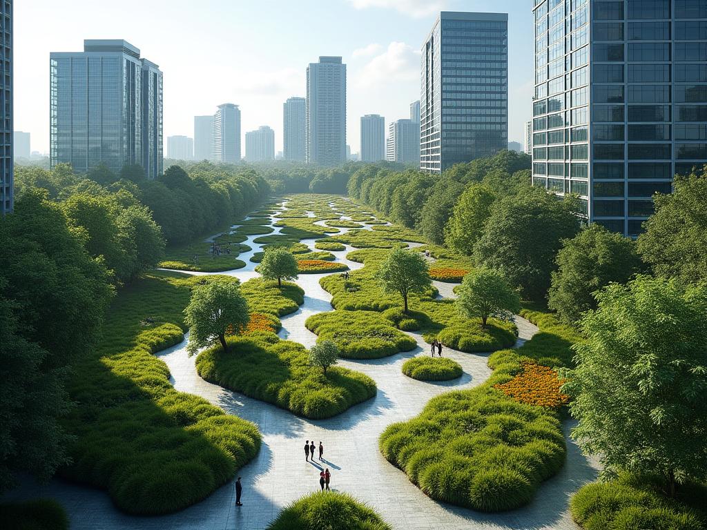 Corporate campus landscape design sa BGC
